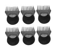 Baluue 6 piezas Boquilla para Secador con Peine Resistente al Calor Accesorio de Plástico para Peinar Alisar y Desenredar Cabello Herramienta para Uso Diario y Viajes