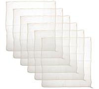 Baluue 6 Piezas de Paño de Queso de Cocina 100% Algodón 40x40 Cm, Tela Coladora de Tofu y Yogur Reutilizable para Filtrar Alimentos y Uso Doméstico en Cocina