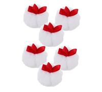 Baluue 6 Piezas Esponjas Redondas para Maquillaje Facial Aplicadores Suaves para Base Polvo Suelto y Colorete Diseño Esponjoso y Lavable para Uso Diario y Profesional