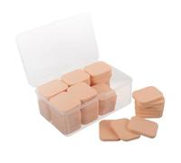 Baluue 60 piezas Esponja Polvo Maquillaje Desechable Pequeña Suave para Base Corrector Multiuso Viaje Diario Piel Sensible