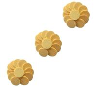 Baluue 60piezas Esponjas De Maquillaje De Algodón Almohadillas Desmaquillantes Limpieza Facial Esponjas De Celulosa Para Sensible Color