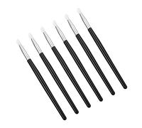 Baluue 6piezas Brochas Para Maquillaje De Labios y Mascarilla Facial Aplicadores De Silicona Para Pintalabios y Bálsamo Labial Para Uso Diario y Maquillaje De Labios