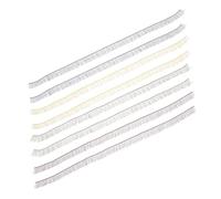 Baluue 8piezas Pestañas Postizas Para Muñecas Diy Pestañas Esponjosas Negras Marrones Doradas Para Accesorios De Manualidades