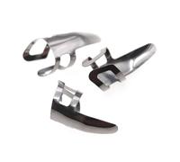 Baluue 9 Piezas Púa de Guitarra Dedo Índice Púas de Acero Inoxidable Índice para Tocar Directo y Estudio