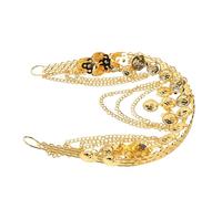 Baluue Accesorios Cabello Étnicos Tocado Tribal Cadenas De Lentejuelas Doradas Joyas Gitanas Para Mujer y Niñas Para Disfraces De Festival De Danza