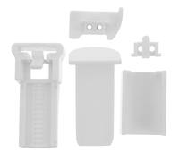 Baluue Accesorios para Persianas Plisadas de Plástico, Juego 1 Set Tapas Laterales, Pieza de Repuesto Ligera y Resistente para Reparación de Persianas en Hogar y Oficina