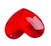 Baluue Adornos Día de San Valentín Decoración Forma de Corazón de Cristal Figura de Piedra Natural para Amor Aniversario Boda Decoración de Mesa el Hogar