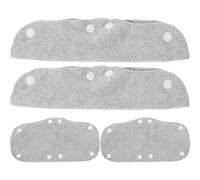 Baluue Banda Sudor Desmontable para Casco de Seguridad, Absorbente, Lavable, Gris, 4 Piezas, para Trabajo Industrial y Protección Personal