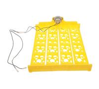 Baluue Bandeja Giratoria Automática de Huevos 16 Unidades, Accesorio Plástico Resistente para Digital, Compatible Huevos de Aves de Corral, Uso Agrícola