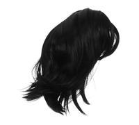 Baluue Bob Wig Halloween Short Mushroom Shape Bob Wig With Bangs Natural Straight Cosplay Hair For Women Role Playing And Party Use