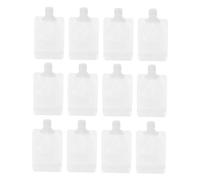 Baluue Bolsa Cosmética Rellenable 12 Unidades 100 Ml Bolsa Portátil Exprimible Para Loción Cuidado Personal Viaje Segura a Prueba De Fugas Para Champú Acondicionador Crema