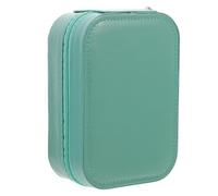 Baluue Bolsa de Maquillaje de Viaje con Espejo LED Integrado, Color Verde Manzana, Gran Capacidad, Resistente al Desgaste, Neceser Portátil para Cosméticos y Artículos de Aseo, Adecuado