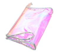 Baluue Bolsa De Maquillaje Transparente Holográfica De TPU Neceser De Viaje para Cosméticos y Artículos De Tocador para Uso Diario y Viajes