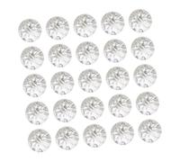 Baluue Botones Transparentes de Resina para Coser, 100 Piezas Multifuncionales para Ropa, Suéteres y Manualidades Diy, Accesorios Ligeros Reemplazo de Botones de Abrigo