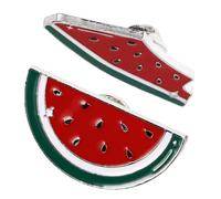 Baluue Broche De Fruta Sandía 2 Unidades, Insignia Para Solapa En Metal Zinc, Accesorio Para Bufandas y Vestidos, Para Obsequio a Maestros y Madres