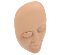 Baluue Cabeza De Práctica Para Extensiones De Pestañas Párpados Reemplazables Herramienta De Maquillaje Para Entrenamiento Salones y Personal Cabezal Para Técnicas De Aplicación De