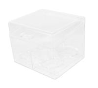 Baluue Caja De Almacenamiento De Cosméticos De Acrílico Transparente Compartimentos Para Huevos De Belleza Organizador Práctico y Duradero Para Maquillaje y Accesorios