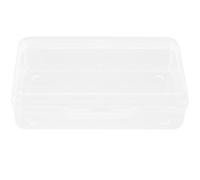 Baluue Caja de Lápices de Plástico Gran Capacidad y Tapa, Estuche Escolar Sencillo para Almacenamiento de Bolígrafos y Material de Papelería, Adecuado para Estudiantes y Profesores
