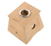 Baluue Caja de Moxibustión de Madera Portátil Cuerpo 1 Orificio Correa Ajustable Terapia de Calor para Uso Integral en Bienestar y Acupuntura