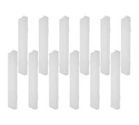 Baluue Caja para Cubiertos Transparente Portátil Estuche para Palillos a Prueba de Polvo 265X6X18 CM Contenedor para Utensilios de Trabajo 12 Piezas Adecuado para Oficina Picnic y