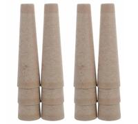 Baluue Carretes de Hilo de Papel para Manualidades 12 Piezas Tubos Enrolladores para Tejer y Crochet Soporte Portátil para Devanadora de Hilo Accesorios para Costura y Organización