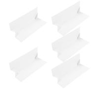 Baluue Carta de Colores para Gemas 5 Piezas Ranura Plegable para Contraste, Papel Duradero para Identificación de Gemas y Joyas, Herramienta Portátil para Evaluación y Comparación