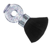 Baluue Cepillo de Limpieza de Cuello para Peluquería Rosa, Brocha de Afeitar Fibra y Plástico, Efecto de Limpieza y Diseño Conveniente para Barberías