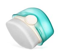 Baluue Cepillo Facial Plano para Base de Maquillaje con Protectora Aplicador Compacto y Portátil para Maquillaje Líquido Precisa y Limpia