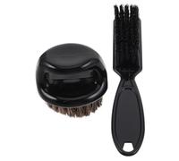 Baluue Cepillos para Plumero de Cuello Cepillo de Cabello de Cerdas para Quitar el Polvo Rascador de Cabeza para Uso Salón de Barbería