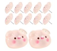 Baluue Chinchetas de Cerdo Rosas 30 Unidades, Tachuelas de Marcado Decorativas para Tablón de Anuncios, Alfileres para Corcho, Accesorios de Oficina y Hogar, Diseño Creativo y Compacto