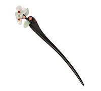 Baluue Chinese Style Hair Stick Vintage Classical Hairpin Decor Women Hair Chopstick Antiguo Pin De Pelo Ébano Accesorio De Cabello Floral Decoración Clásica Para Mujeres Para Trajes