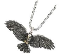 Baluue Collar Colgante de Águila Punk Vintage para Hombre, Cadena de Acero Inoxidable, Joyería Hip Hop, Símbolo de Libertad y Fuerza, Tamaño Mediano, Estilo Callejero