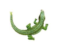 Baluue Collar y Cadena de Aleación con Colgante de Cocodrilo Grande Retro para y Estilo Femenino, Adecuado para Obsequio en Cualquier Ocasión