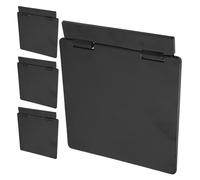 Baluue Cubierta del Panel del Aire Acondicionado Central 120 Tipo 4 Piezas Protector de Interruptor de Plástico Negro Resistente al Agua para Termostato Hvac Funda Protectora