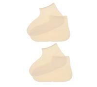 Baluue Cubrezapatos Impermeables de Látex Blanco, Ligeros y Portátiles, 2 Pares para Actividades al Aire Libre en Clima Lluvioso, Protectores Antideslizantes para Hombres y Mujeres