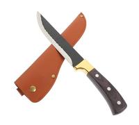 Baluue Cuchillo Carnicero Profesional Acero Inoxidable con Mango Ergonómico y Funda de Cuero para Chef Doméstico y Corte de Fiambre Cocina