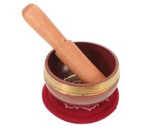 Baluue Cuenco Tibetano Hecho Mano con Martillo Incluye Cojín y de Madera Cuenco de Sonido para Meditación y Yoga para Relajación y Armonización Espiritual
