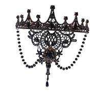 Baluue Delicada para Mujer de Boda para Novia Diadema de Estilo Barroco Elegante Joyería Nupcial