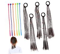 Baluue Diadema Con Trenza De Cuentas Colorida Para Extensiones De Cabello Trenzado Accesorios Para Fiestas y Espectáculos