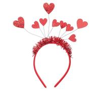 Baluue Diadema de Cariño para San Valentín Accesorios Cabello Corazones Diadema Diseño Afectivo para Fiestas y Bodas