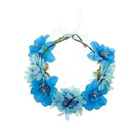 Baluue Diadema Floral Artificial Para Mujeres Tocado Bohemio Elegante Brillantes Para Bodas y Fiestas Accesorio De Cabello Para Novias y Eventos Especiales