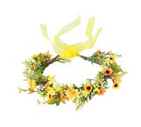 Baluue Diadema Floral De Novia Girasoles Adorno De Cabello Para Bodas y Accesorio Para Novias y De Honor