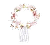 Baluue Diadema Floral Hecha Mano Para Niñas Tocado Bohemio Accesorio De Boda y Fiesta De Flores Para Eventos Especiales y Celebraciones