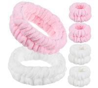 Baluue Diadema y Pulsera De Maquillaje Diademas Para Cuidado Facial Para Mujeres