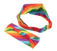Baluue Diademas Deportivas de Yoga para Mujer 2piezas Tejido Absorbente de Sudor y Ajuste Ceñido para Sesiones de Gimnasio y Desfile del Orgullo