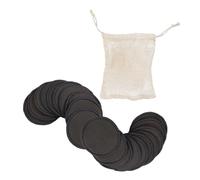 Baluue Disco Desmaquillante de Fibra de Bambú para Limpieza Facial de Discos Desmaquillantes Redondos Reutilizables Faciales para Maquillaje y Cuidado Piel