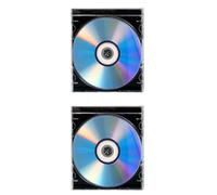 Baluue Discos CD Vírgenes Grabables 2 Juegos con Estuche de Plástico para Grabar Música y Datos de Alta Capacidad en Escenarios de Recuerdos Familiares y Grabaciones Telefónicas