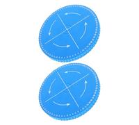 Baluue Discos Kumihimo 2 Piezas para Trenzar Pulseras Placa Redonda y Cuadrada 72 Agujeros Reforzados Herramienta Manual para DIY Trenzado de Cordones y Abalorios Kit para Hacer