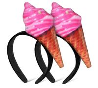 Baluue Disfraz De Bola De Helado 2 Unidades Adorable Palabras Clave Secundarias Gorros De Helado Para Adultos