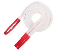 Baluue Eslinga de Elevación Industrial de Polipropileno Blanca 2 Toneladas y 3 Metros Correa Plana Reforzada de Alta Resistencia para Grúas y Remolque Eslinga Multipropósito de Cinta